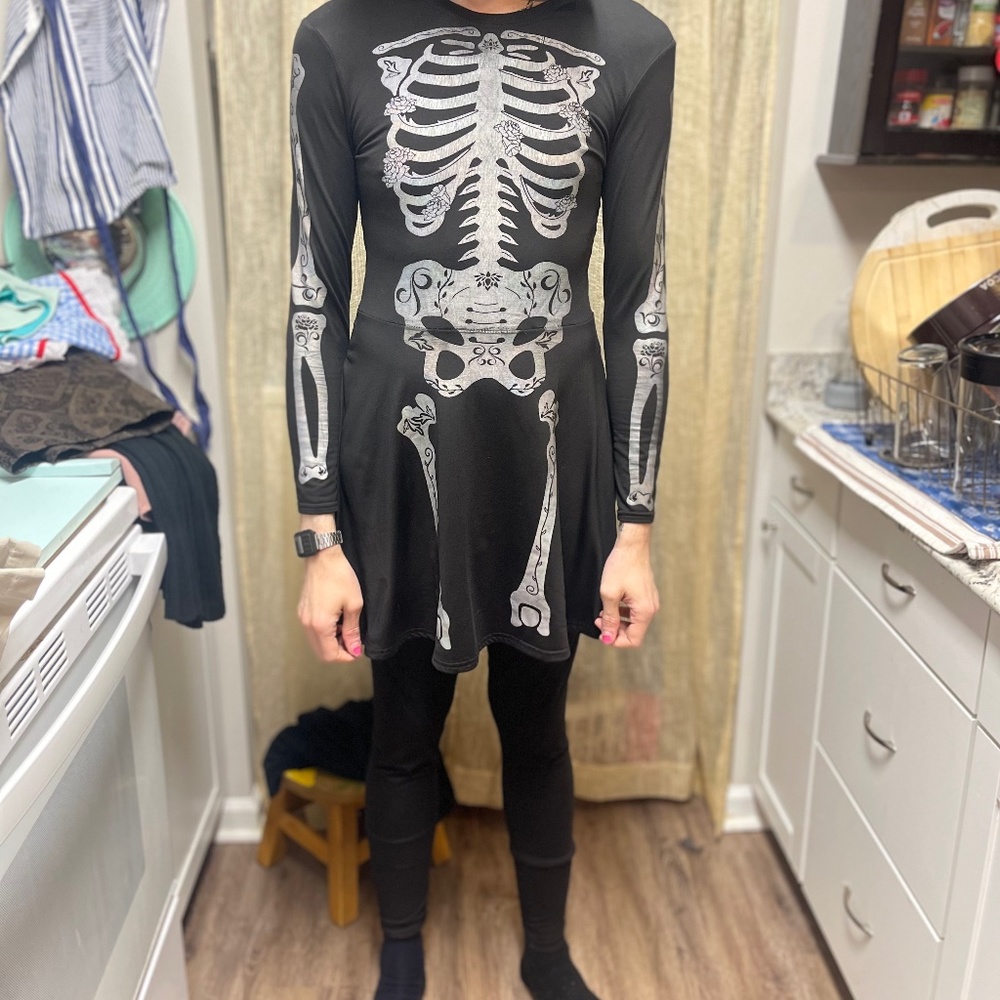 Spirit Halloween Skeleton Dress